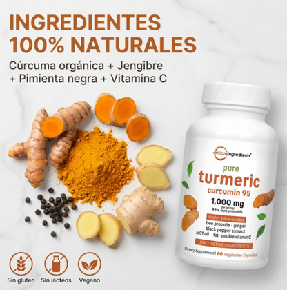 Pure Turmeric Curcumin : Máxima Absorción y Bienestar